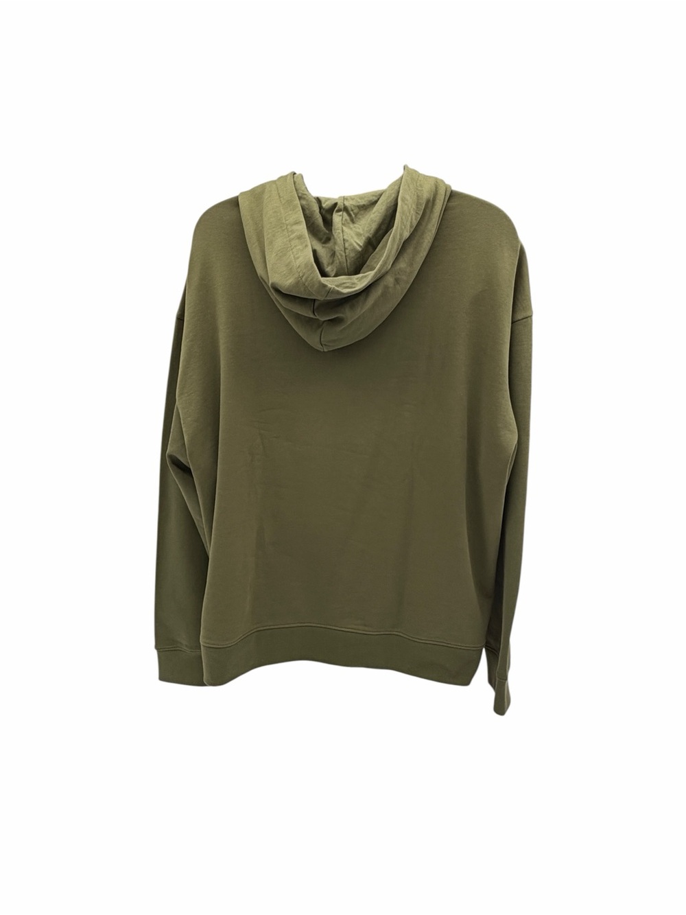 XL Calvin Klein Olive Green Pullover Hoodie with White Logo - Picture 2 of 7
